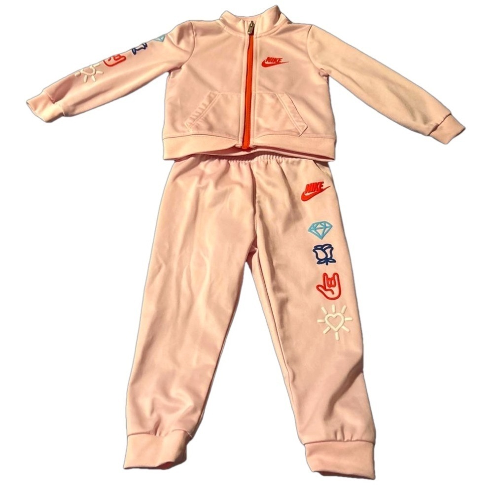 Pink Nike Tracksuit Size 24 Months
